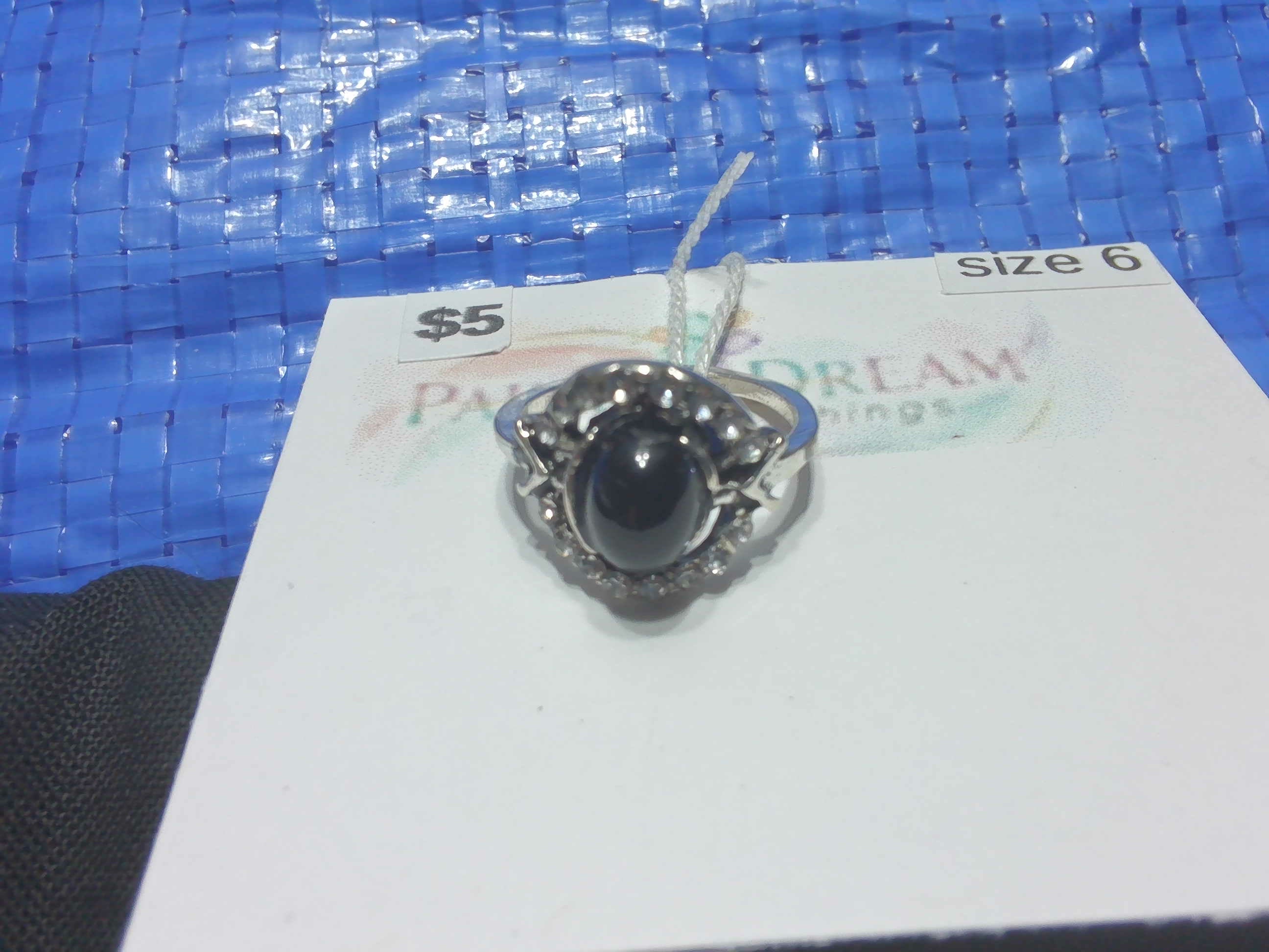 Black & Diamond Ring